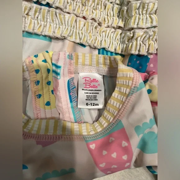 3 babygirl bathing suits - 6-12 months - Picture 3 of 7